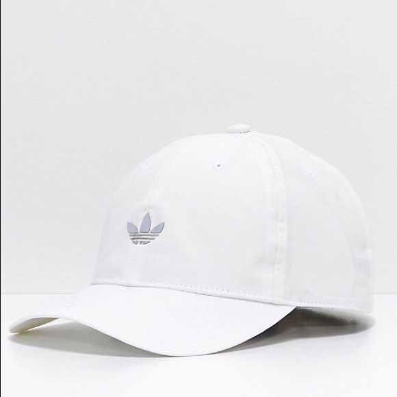 white strapback hat